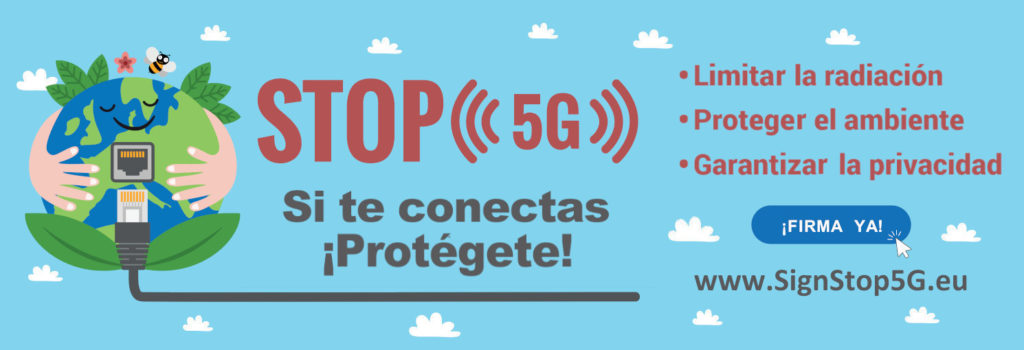Stop (((5G))) - Si te conectas ¡Protégete!